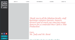 Desktop Screenshot of dallasballetcenter.com
